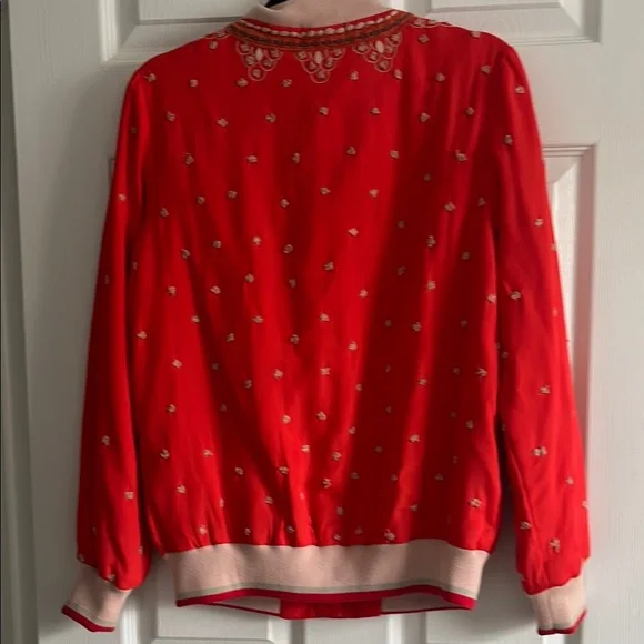 Embroidered Red Jacket - Picture 5 of 6